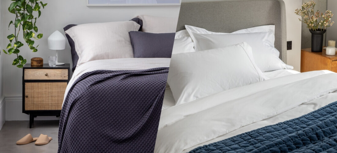 Which to choose between linen or cotton bedding?