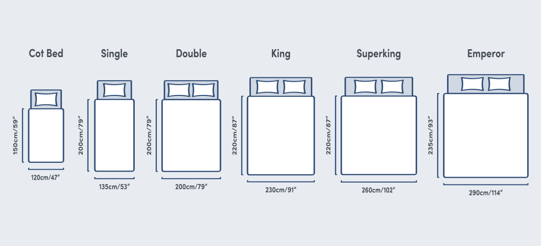 Duvet & Duvet Cover Size Guide